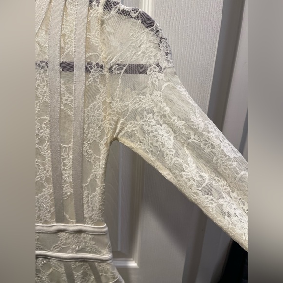 House of CB white lace bandage dress XS - Picture 3 of 8